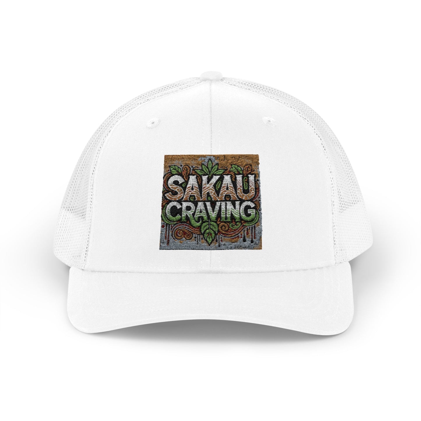 Sakau Craving Snapback Trucker Cap - Stylish & Breathable Hat for Outdoor Adventures