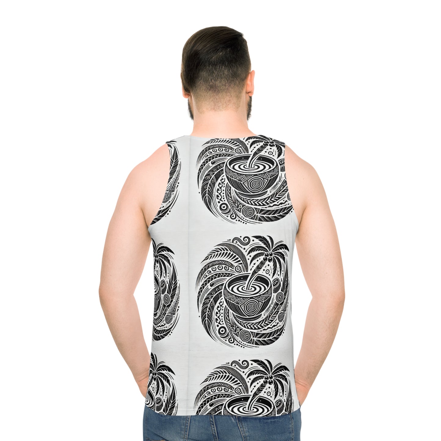 Tropical Vibes Unisex Tank Top | Beachwear Essentials | Summer Fashion