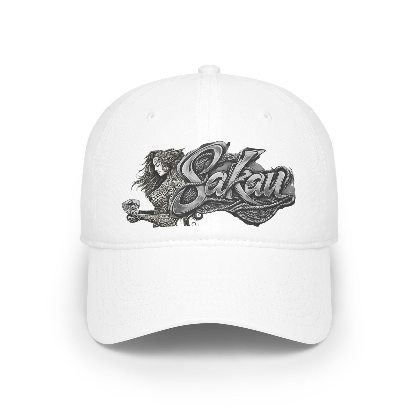 Sakau Graphic Low Profile Baseball Cap - Stylish Headwear for Everyday Adventures