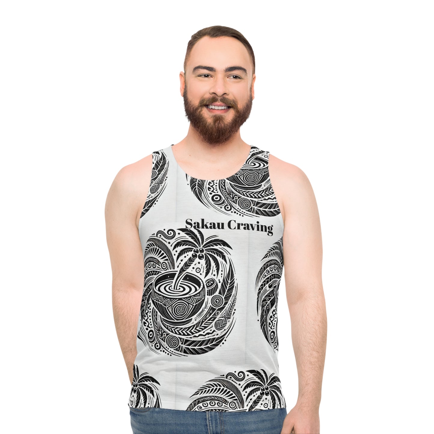 Tropical Vibes Unisex Tank Top | Beachwear Essentials | Summer Fashion