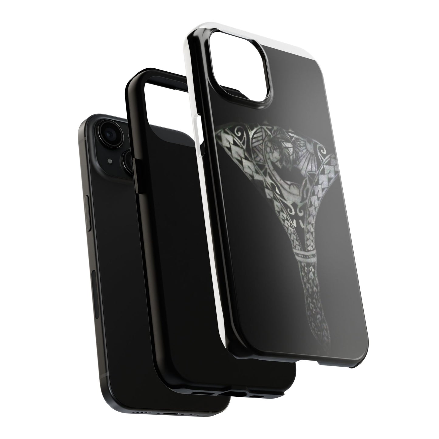 Sokehs Rock Tough Phone Case - Durable Protection with Intricate Design